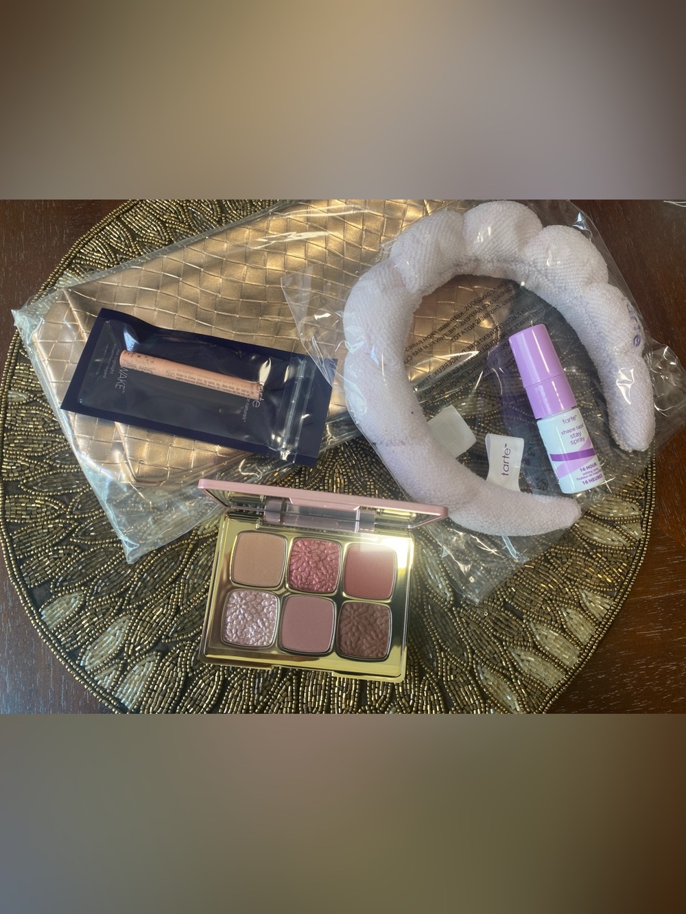 tarte Pink & Rose Gold 6-Shade Eyeshadow Palette